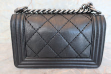 Load image into Gallery viewer, CHANEL LeBOY CHANEL chain shoulder bag Lambskin Black/Goldr hadware Shoulder bag 600080159
