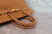 Load image into Gallery viewer, HERMES BIRKIN 35 Ardennes leather Natural □B Engraving Hand bag 800070026
