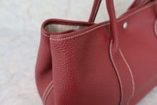 Load image into Gallery viewer, HERMES GARDEN PARTY PM Negonda leather Rouge H □N Engraving Tote bag 600040153
