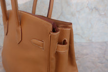 Load image into Gallery viewer, HERMES BIRKIN 35 Ardennes leather Natural □B Engraving Hand bag 800070026
