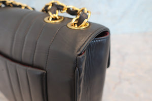CHANEL/シャネル マドモアゼルチェーンショルダーバッグ ラムスキン ブラック/ゴールド金具 ショルダーバッグ 700070082