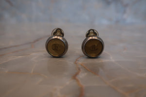 CHANEL CC mark earring Silver plated Silver Earring 300120146