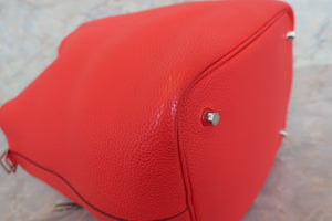 HERMES／エルメス ピコタンロックＭＭ トリヨンクレマンス ルージュクー D刻印 ハンドバッグ 700080121