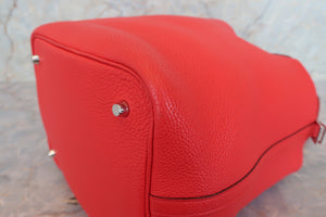HERMES／エルメス ピコタンロックＭＭ トリヨンクレマンス ルージュクー D刻印 ハンドバッグ 700080121