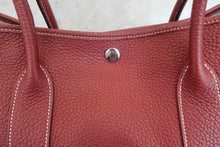 Load image into Gallery viewer, HERMES GARDEN PARTY PM Negonda leather Rouge H □N Engraving Tote bag 600040153
