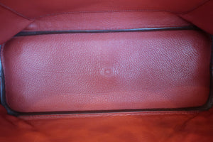 HERMES BOLIDE 1923 Chevre myzore goatskim Brique □L Engraving Hand bag 600050116