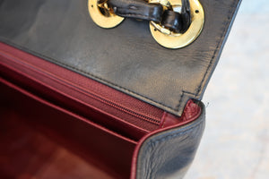 CHANEL/シャネル マドモアゼルチェーンショルダーバッグ ラムスキン ブラック/ゴールド金具 ショルダーバッグ 700070082