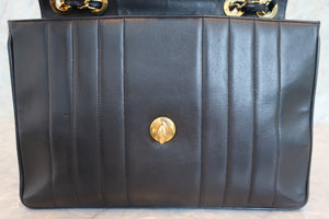 CHANEL/シャネル マドモアゼルチェーンショルダーバッグ ラムスキン ブラック/ゴールド金具 ショルダーバッグ 700070082