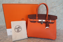画像をギャラリービューアに読み込む, HERMES／エルメス バーキン30 バイカラー トゴ オレンジ/ブラウン □G刻印 ハンドバッグ 700120061
