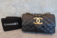 画像をギャラリービューアに読み込む, CHANEL/シャネル デカココチェーンショルダーバッグ ラムスキン ブラック/ゴールド金具 ショルダーバッグ 700080173
