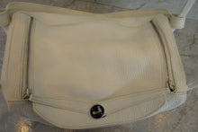 Load image into Gallery viewer, HERMES LINDY 34 Clemence leather White □K Engraving Shoulder bag 700010123
