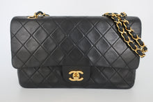 將圖片載入圖庫檢視器 CHANEL/シャネル マトラッセＷフラップＷチェーンショルダーバッグ ラムスキン ブラック/ゴールド金具 ショルダーバッグ 800090163
