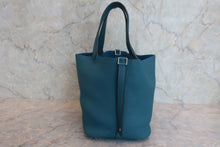 画像をギャラリービューアに読み込む, HERMES／エルメス ピコタンロックＭＭ トリヨンクレマンス ヴェールボスフォール D刻印 ハンドバッグ 800020209
