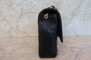 CHANEL/シャネル デカココチェーンショルダーバッグ ラムスキン ブラック/ゴールド金具 ショルダーバッグ 700080173