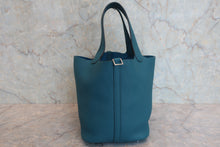 画像をギャラリービューアに読み込む, HERMES／エルメス ピコタンロックＭＭ トリヨンクレマンス ヴェールボスフォール D刻印 ハンドバッグ 800020209
