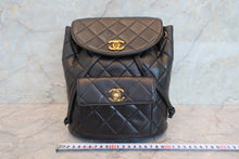 画像をギャラリービューアに読み込む, CHANEL/シャネル マトラッセチェーンリュック ラムスキン ブラック/ゴールド金具 リュック 700070090
