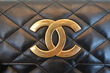 画像をギャラリービューアに読み込む, CHANEL/シャネル デカココチェーンショルダーバッグ ラムスキン ブラック/ゴールド金具 ショルダーバッグ 700080173
