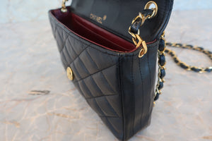 CHANEL/シャネル デカココチェーンショルダーバッグ ラムスキン ブラック/ゴールド金具 ショルダーバッグ 700080173