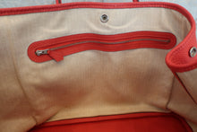 Load image into Gallery viewer, HERMES GARDEN PARTY PM Negonda leather Rouge pivoine R Engraving Tote bag 600040111

