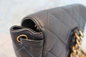 CHANEL/シャネル マトラッセチェーンリュック ラムスキン ブラック/ゴールド金具 リュック 700070090