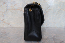 画像をギャラリービューアに読み込む, CHANEL/シャネル Vステッチチェーンショルダーバッグ ラムスキン ブラック/ゴールド金具 ショルダーバッグ 700100232
