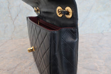 画像をギャラリービューアに読み込む, CHANEL/シャネル 中マトラッセシングルフラップチェーンショルダーバッグ ラムスキン ブラック/ゴールド金具 ショルダーバッグ 800010078
