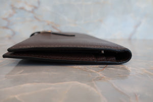 HERMES／エルメス ベアンスフレ ヴォーエプソン ショコラ 財布 700030089