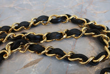 画像をギャラリービューアに読み込む, CHANEL/シャネル Vステッチチェーンショルダーバッグ ラムスキン ブラック/ゴールド金具 ショルダーバッグ 700100232
