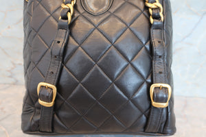 CHANEL/シャネル マトラッセチェーンリュック ラムスキン ブラック/ゴールド金具 リュック 700070090