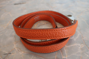 HERMES／エルメス ケリー35 トゴ オレンジ □Q刻印 ショルダーバッグ 700090231
