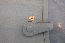 将图片加载到图库查看器，HERMES  EVELYNE TPM Clemence leather Vert fizz B刻印 Shoulder bag 700040196

