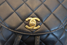 画像をギャラリービューアに読み込む, CHANEL/シャネル マトラッセチェーンリュック ラムスキン ブラック/ゴールド金具 リュック 700070090
