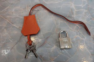 HERMES／エルメス ケリー35 トゴ オレンジ □Q刻印 ショルダーバッグ 700090231