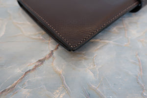 HERMES／エルメス ベアンスフレ ヴォーエプソン ショコラ 財布 700030089