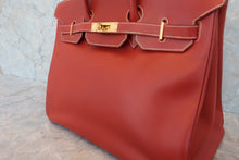 Load image into Gallery viewer, HERMES BIRKIN 35 Box carf leather Brique □B Engraving Hand bag 600050029
