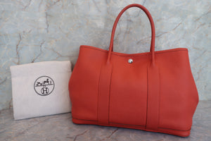 HERMES  GARDEN PARTY PM Negonda leather Capucine □Q Engraving Tote bag 700050258