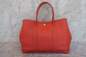 HERMES  GARDEN PARTY PM Negonda leather Capucine □Q Engraving Tote bag 700050258
