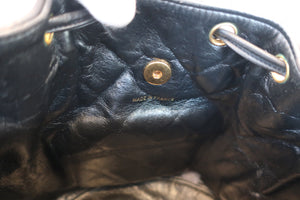 CHANEL/シャネル マトラッセチェーンリュック ラムスキン ブラック/ゴールド金具 リュック 700070090