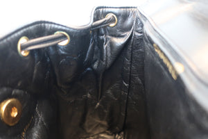 CHANEL/シャネル マトラッセチェーンリュック ラムスキン ブラック/ゴールド金具 リュック 700070090