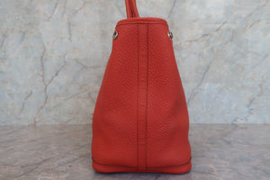 HERMES  GARDEN PARTY PM Negonda leather Capucine □Q Engraving Tote bag 700050258