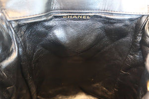 CHANEL/シャネル マトラッセチェーンリュック ラムスキン ブラック/ゴールド金具 リュック 700070090