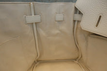 Load image into Gallery viewer, HERMES BIRKIN 35 Clemence leather White □I Engraving Hand bag 600070095
