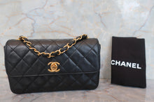 画像をギャラリービューアに読み込む, CHANEL/シャネル ミニマトラッセチェーンショルダーバッグ ラムスキン ブラック/ゴールド金具 ショルダーバッグ 700100179
