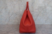 Load image into Gallery viewer, HERMES  GARDEN PARTY PM Negonda leather Capucine □Q Engraving Tote bag 700050258
