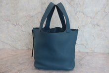将图片加载到图库查看器，HERMES PICOTIN LOCK MM Clemence leather Cobait X刻印 Hand bag 800020212
