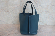 将图片加载到图库查看器，HERMES PICOTIN LOCK MM Clemence leather Cobait X刻印 Hand bag 800020212
