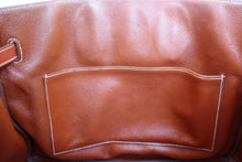 将图片加载到图库查看器，HERMES BIRKIN 35 Box carf leather Brique □B刻印 Hand bag 600050029
