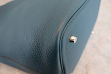 画像をギャラリービューアに読み込む, HERMES／エルメス ピコタンロックＭＭ トリヨンクレマンス コバルト X刻印 ハンドバッグ 800020212
