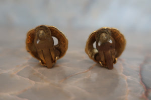CHANEL CC mark earring Gold plate Gold Earring 600030084