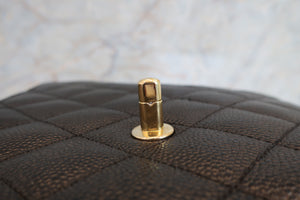 CHANEL/シャネル マトラッセ台形ハンドバッグ キャビアスキン ブラック/ゴールド金具 ハンドバッグ 700070124
